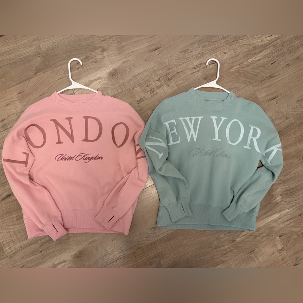 Abercrombie Kids Girl LOT two sweatshirts size 13/14